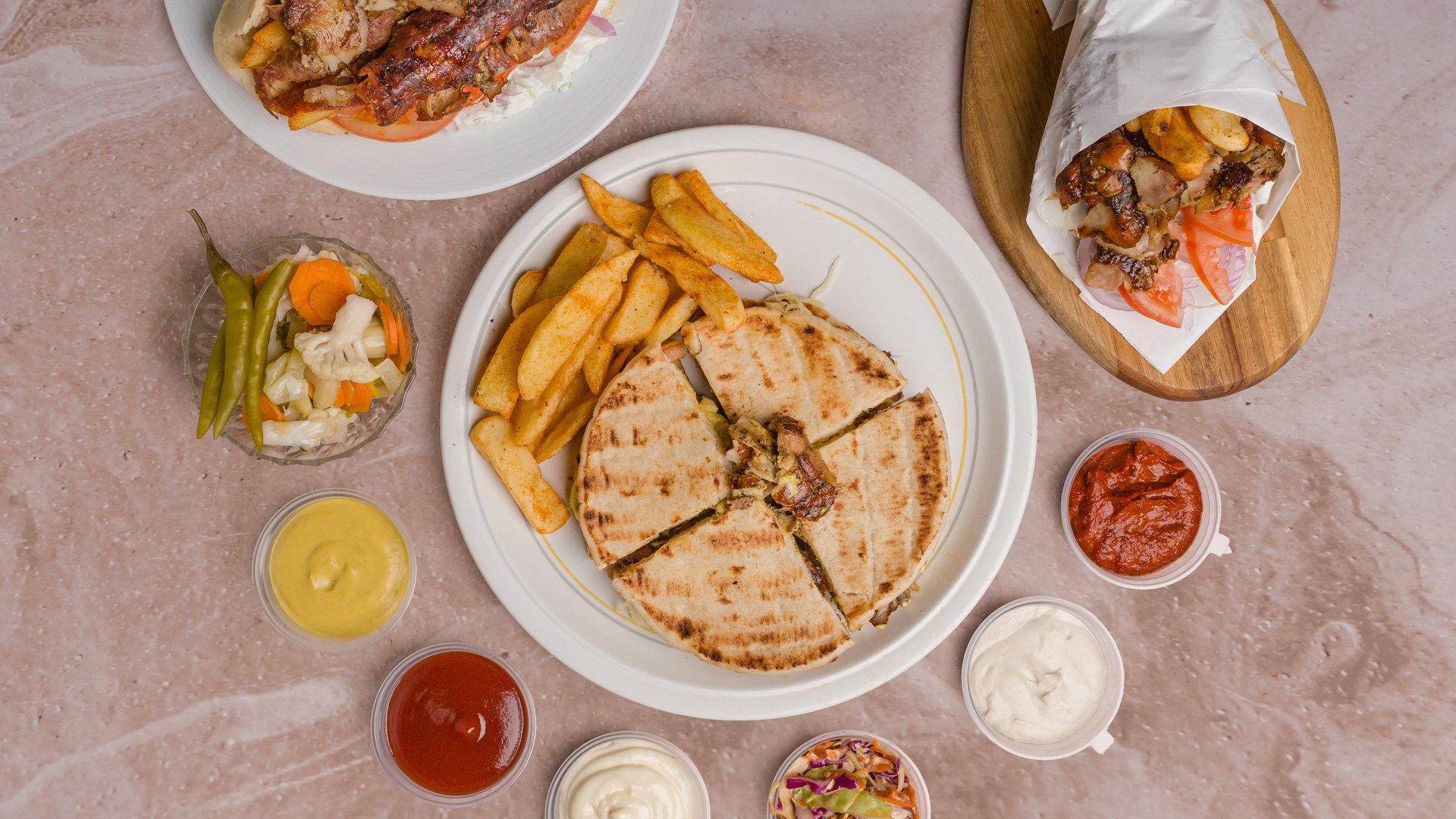 GyroApolafseis Gyros delivery in Geri | Order from Foody