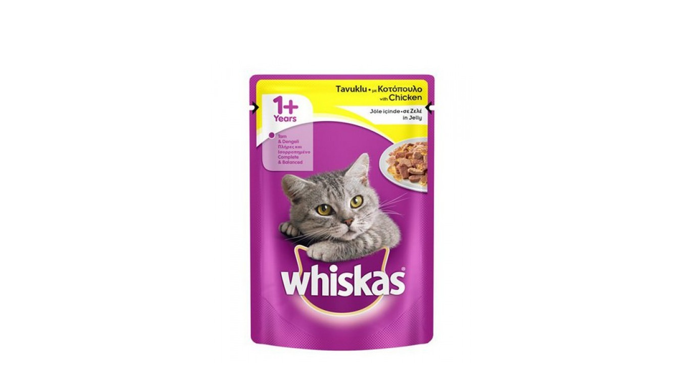 Пакетики Whiskas 100 u